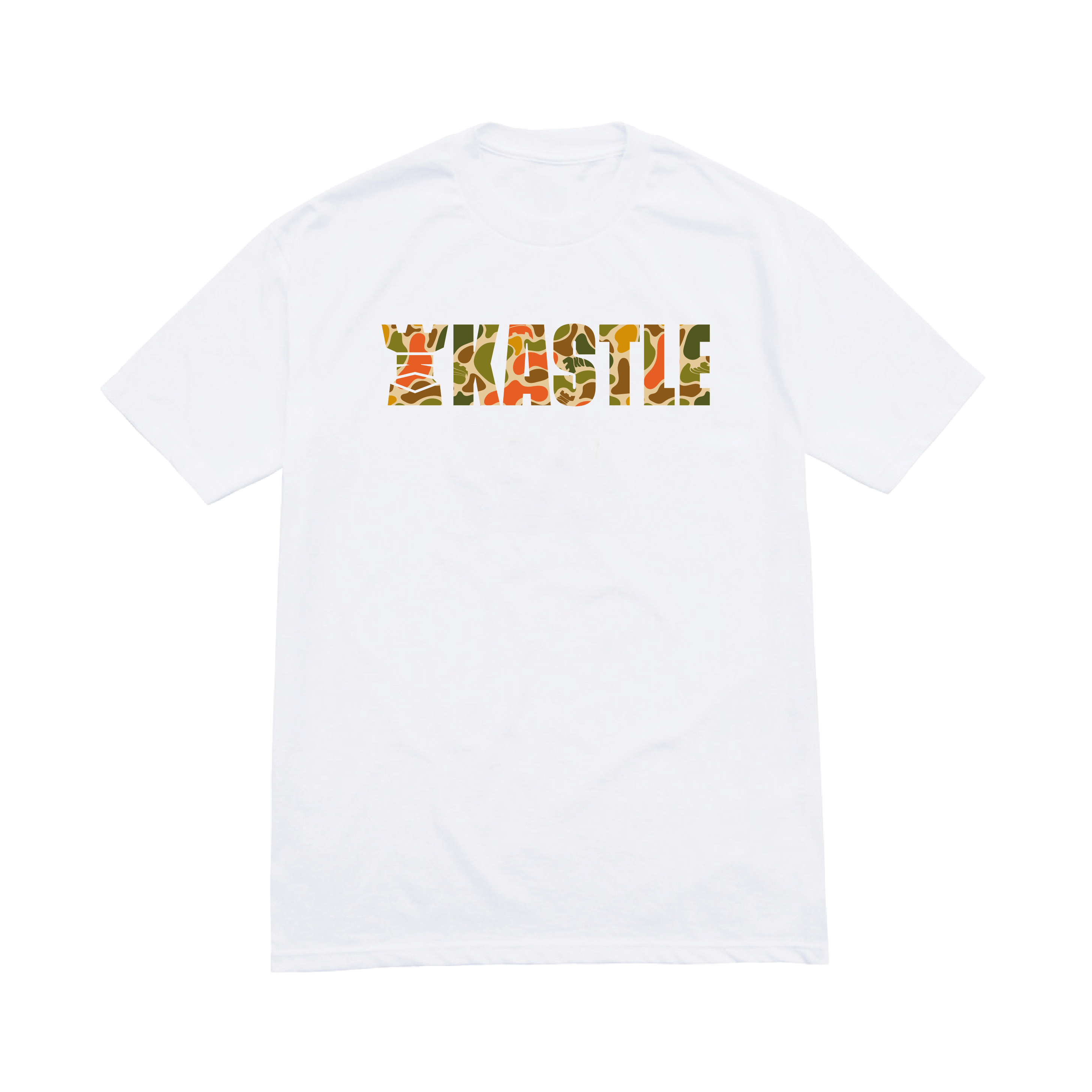 Kastle Camo Tee - White