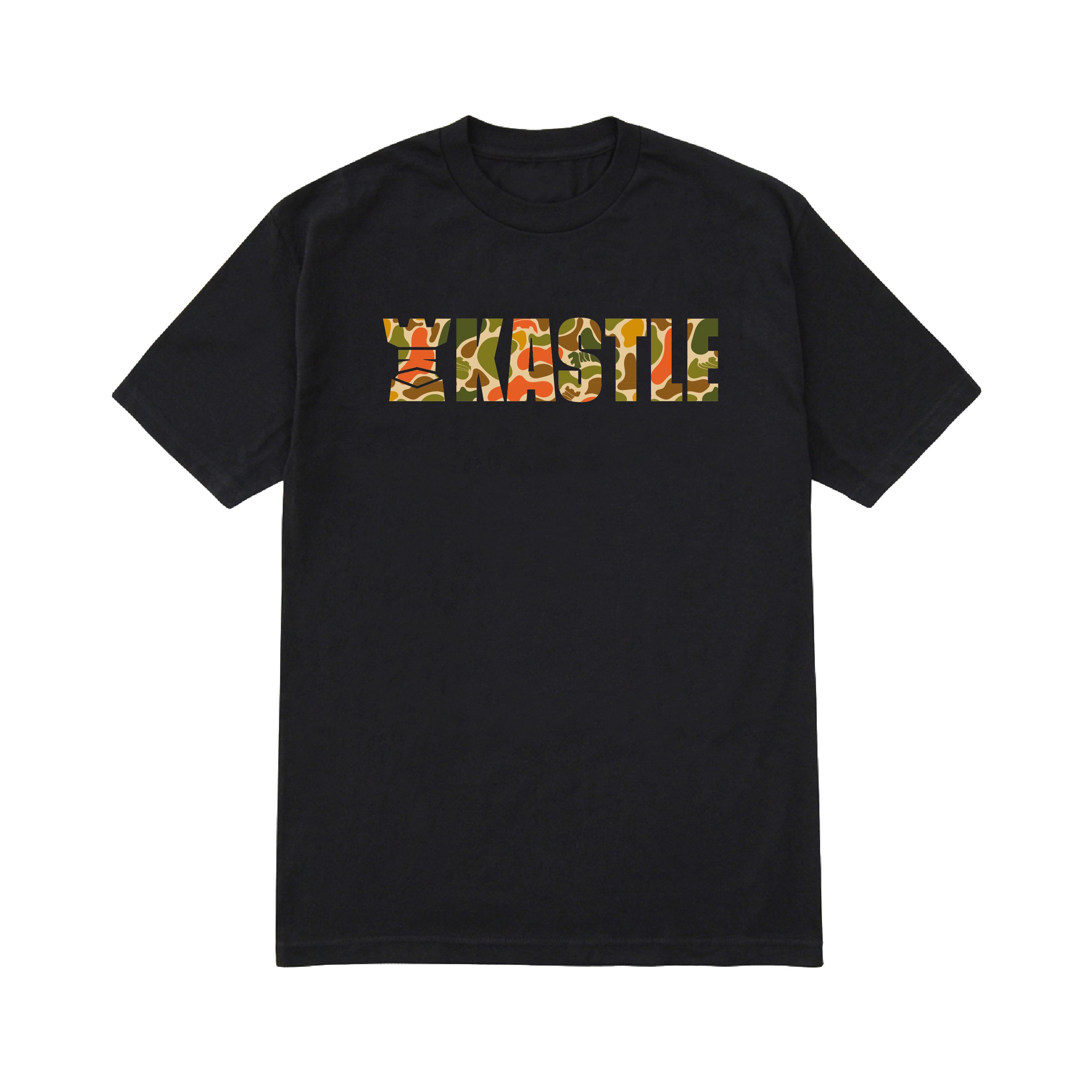 Kastle Camo Tee - Black