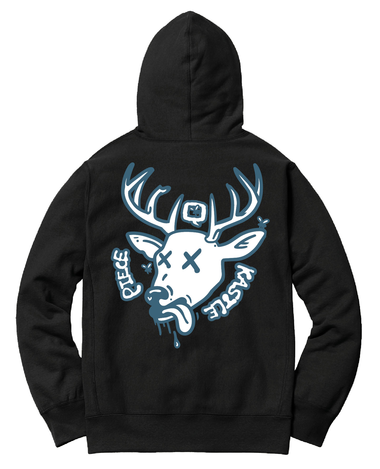 Buck The World Hoodie - Black