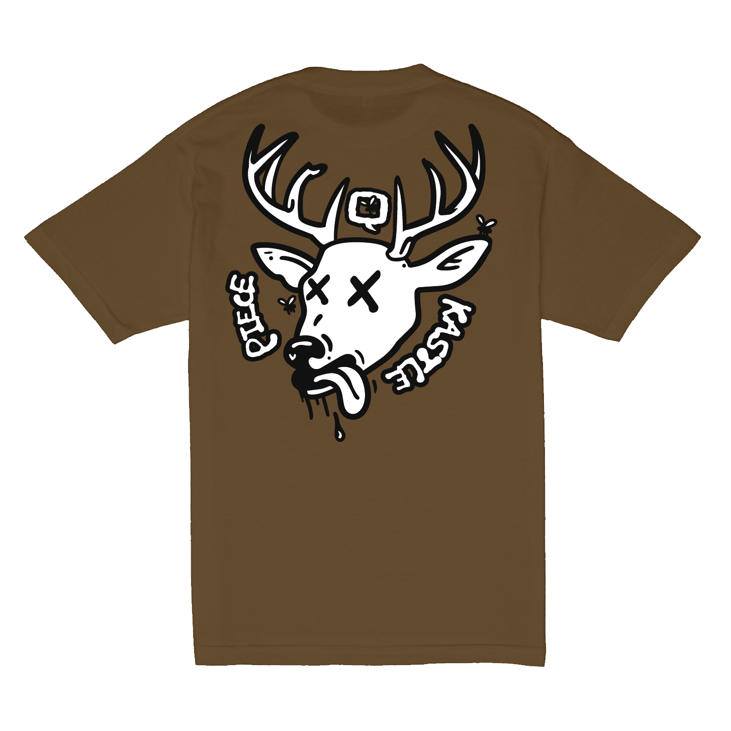 Buck The World Tee - Brown
