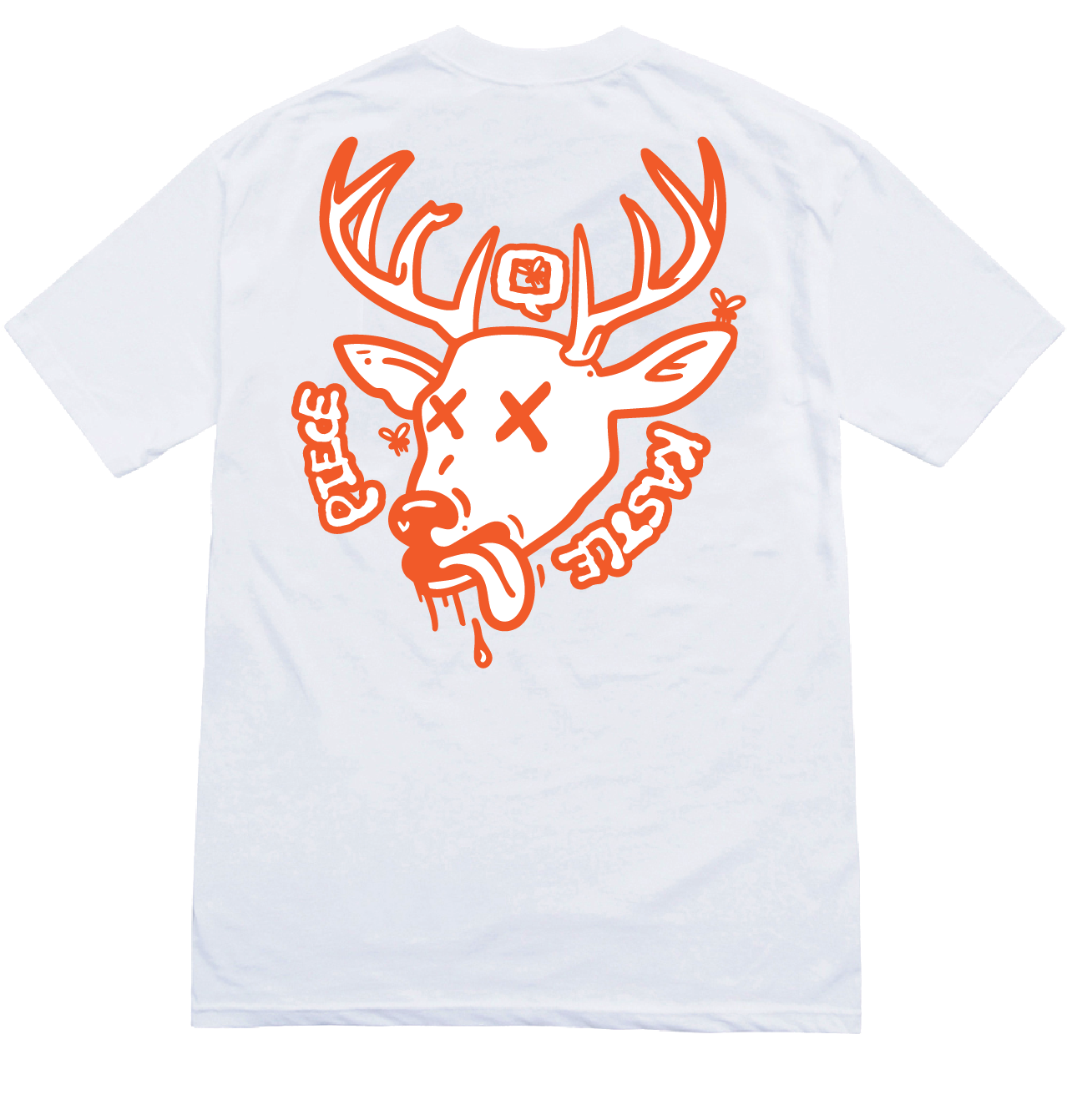 Buck The World Tee - White
