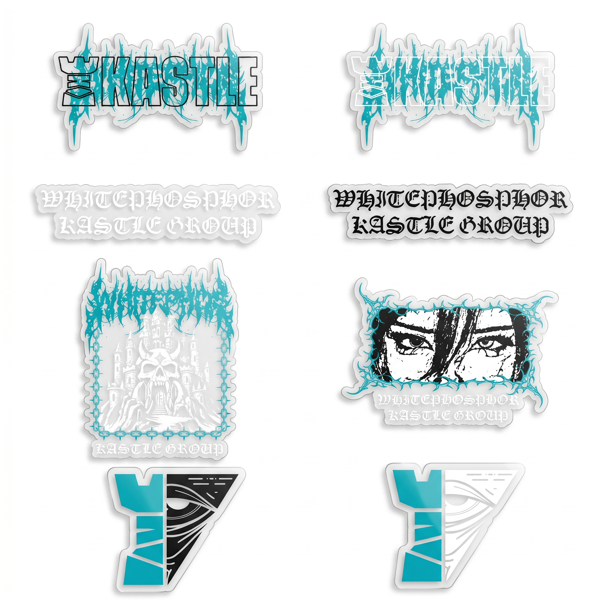 WHITEPHOS x KASTLE Sticker Pack