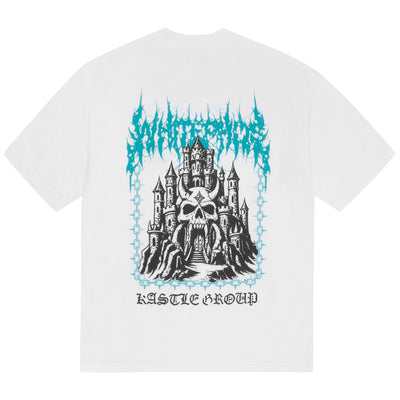 WHITEPHOS x KASTLE Chateau de Mort Tee - White