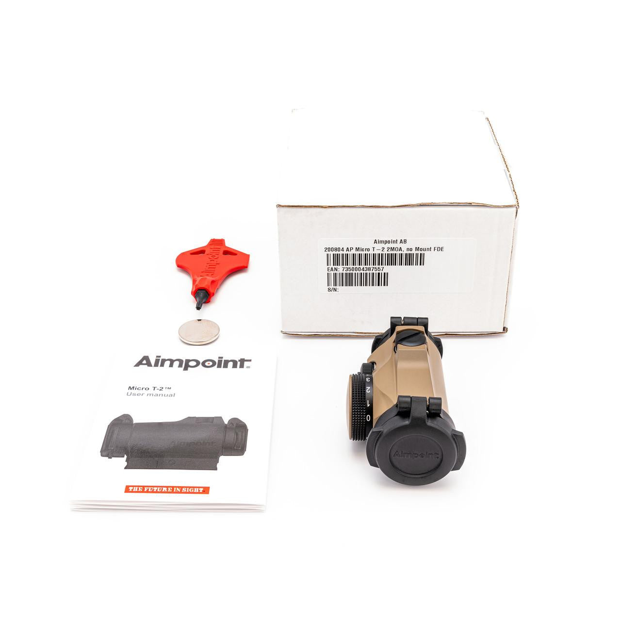 Aimpoint Micro T-2 FDE Red Dot Sight | Kastle Group